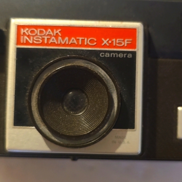 Kodak instamatic Camera X-15F Vintage Black/Red Photography antique - Picture 6 of 8
